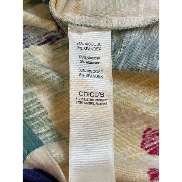 Chico’s bundle size 2 Large silk jacket and blouse - Picture 12 of 14